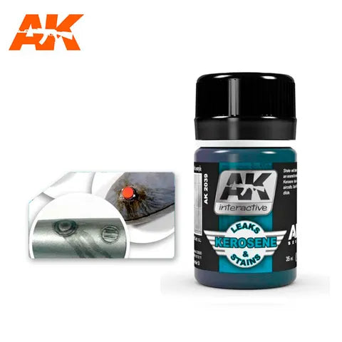 AK Interactive Enamel Kerosene Leaks & Stains