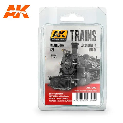 AK Interactive Enamel Locomotive & Wagon