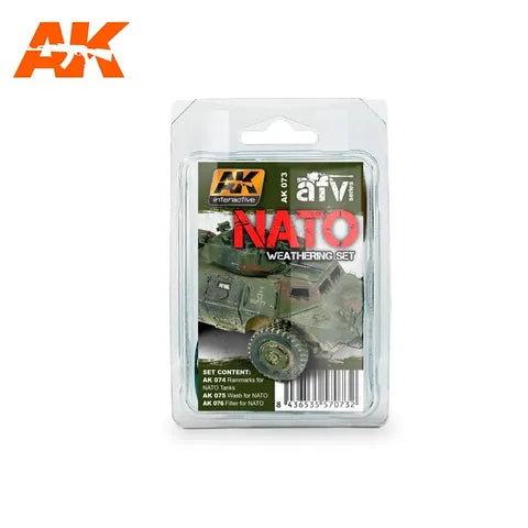 AK INTERACTIVE ENAMEL NATO WEATHERING SET