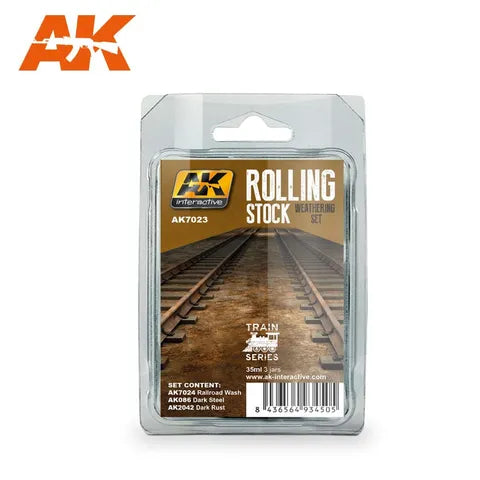 AK Interactive Enamel Rolling Stock Weathering Set Train Series