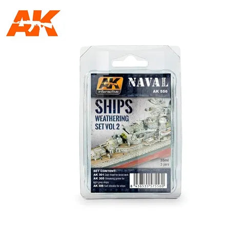 AK Interactive Enamel Ships Vol.2 Weathering Set