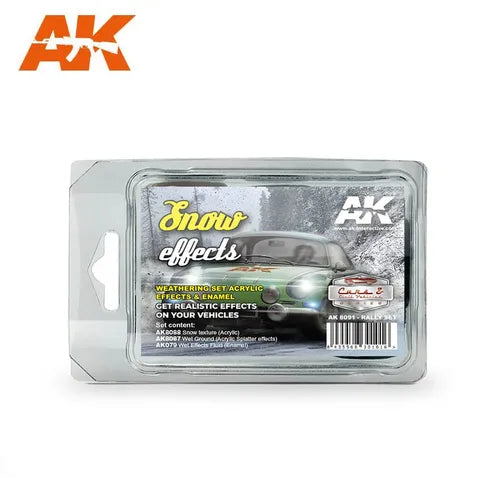 AK Interactive Enamel Snow Effects (RALly Set)