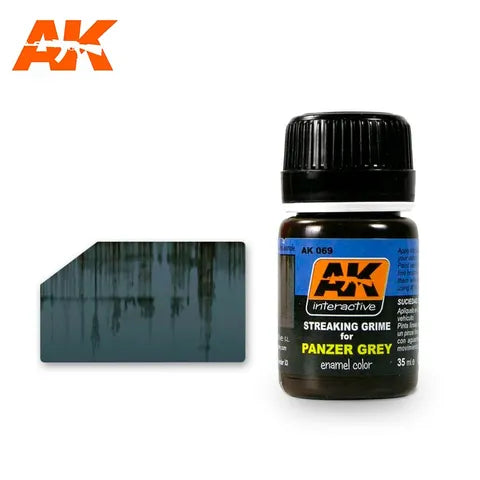 AK INTERACTIVE ENAMEL FILTER FOR PANZERGREY VEHICLES