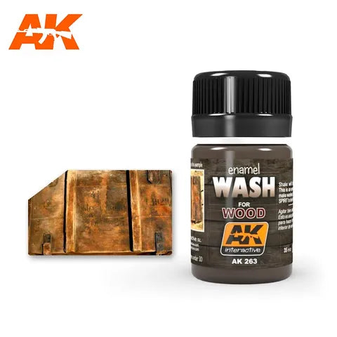 AK Interactive Enamel Wash For Wood