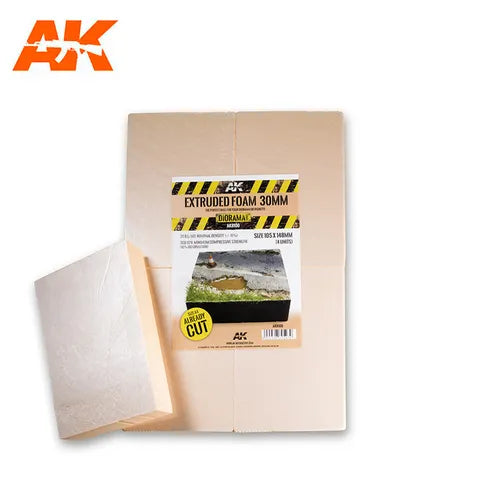 AK Interactive Extruded Foam 30 Mm A4 Size Already Cut (4 Units)