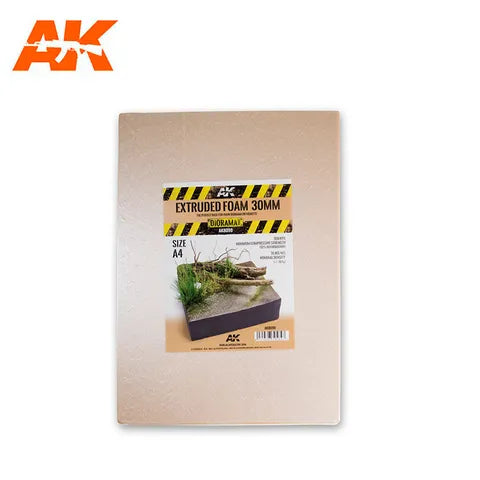 AK Interactive Extruded Foam 30 Mm A4 Size