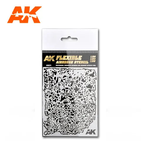 AK Interactive Flexible Airbrush Stencil1/20 1/24 1/35