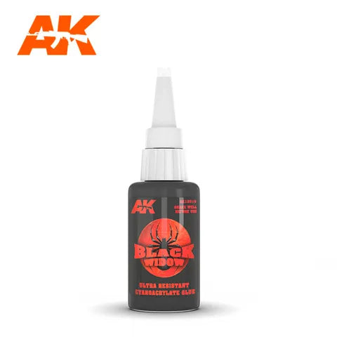 AK INTERACTIVE GLUE BLACK WIDOW CYANOCRYLATE GLUE