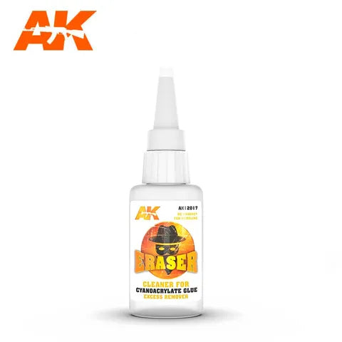 AK INTERACTIVE GLUE ERASER CLEANER FOR CYANOCRYLATE (EXCESS REMOVER)