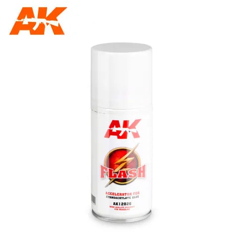 AK INTERACTIVE GLUE FLASH - ACCELERATORFOR CYANOACRYLATE GLUE