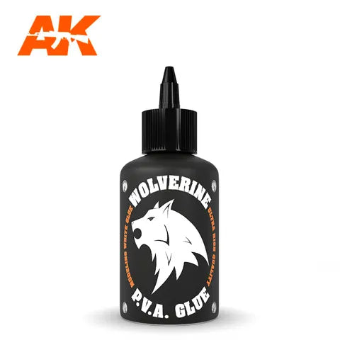 AK INTERACTIVE GLUE WOLVERINE P.V.A. GLUE / WOLVERINE COLA BLANCA