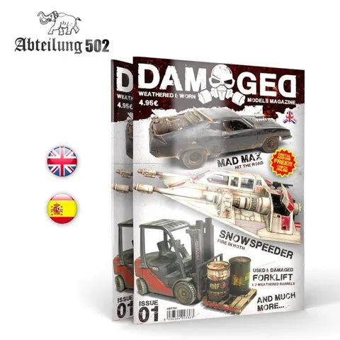 AK Interactive Magazine Damaged, Worn And Weathered Models Magazine-01