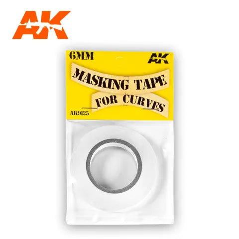 AK Interactive Masking Tape For Curves 6Mm