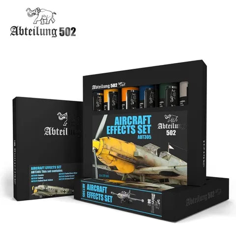 AK Interactive Oil Paint Aircraft Effects Set