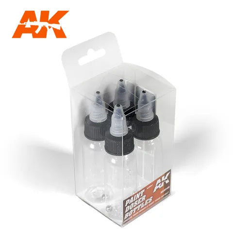 AK Interactive Paint Doser Bottles 4X30ml