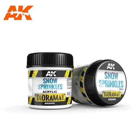 AK Interactive Paste Snow Sprinkles - 100ml (Acrylic)