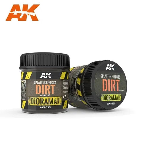 AK Interactive Paste Splatter Effects Dirt - 100ml (Acrylic)