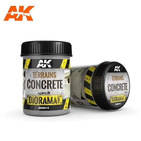 AK Interactive Paste Terrains Concrete -250ml (Acrylic)