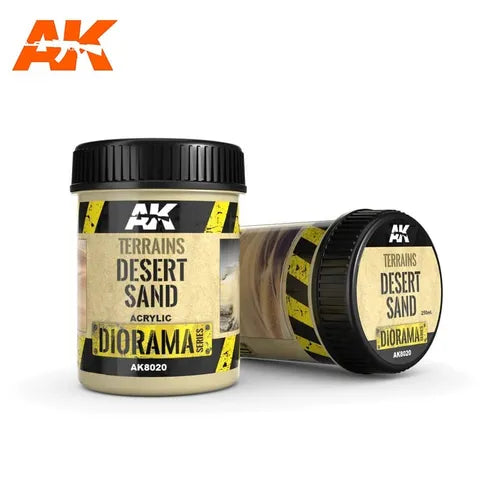 AK Interactive Paste Terrains Desert Sand - 250ml (Acrylic)