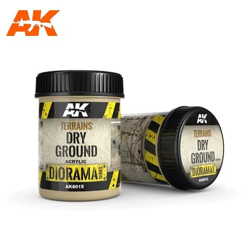 AK Interactive Paste Terrains Dry Ground- 250ml (Acrylic)