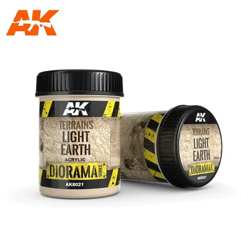 AK Interactive Paste Terrains Light Earth - 250ml (Acrylic)