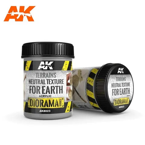 AK Interactive Paste Terrains NeutRAL Texture - 250ml (Acrylic)