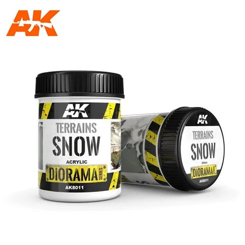 AK Interactive Paste Terrains Snow - 250ml (Acrylic)