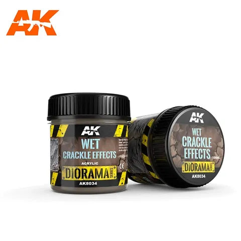 AK Interactive Paste Wet Crackle Effects- 100ml (Acrylic)