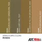 AK Interactive Real Colours Afrika KorpsColours Set