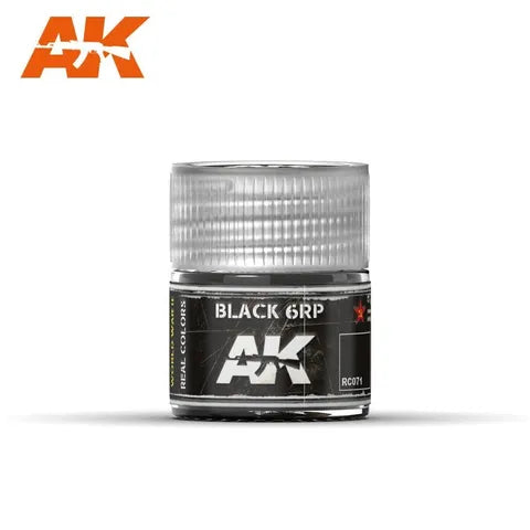 AK Interactive Real Colours Black 6Rp 10ml