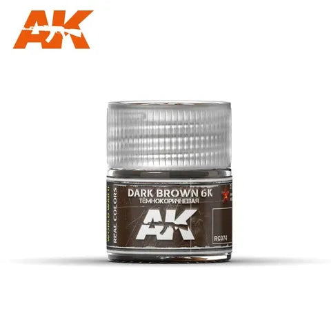 AK Interactive Real Colours Dark Brown 6K 10ml