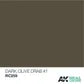 AK Interactive Real Colours Dark Olive Drab 41 10ml