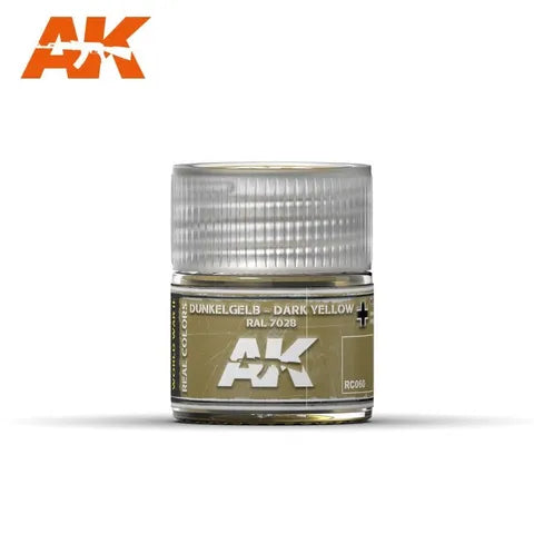 AK Interactive Real Colours Dunkelgelb-Dark Yellow RAL 7028 10ml