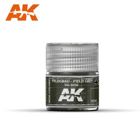 AK Interactive Real Colours Feldgrau-Field Grey RAL 6006 10ml