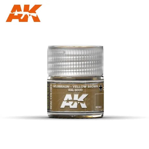 AK Interactive Real Colours Gelbbraun-Yellow Brown RAL 8000 10ml