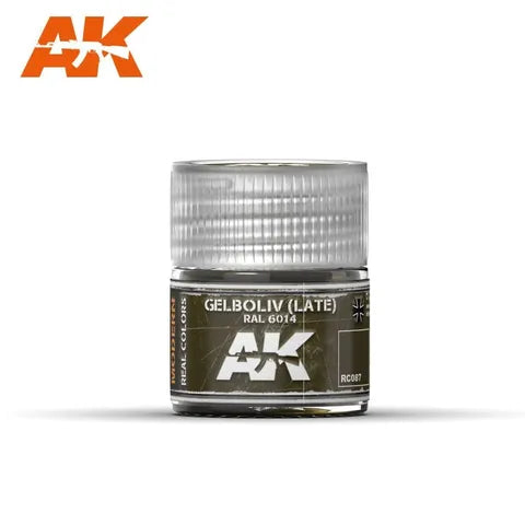 AK Interactive Real Colours Gelboliv (Late) RAL 6014 10ml