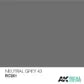 AK Interactive Real Colours NeutRAL Grey43 10ml