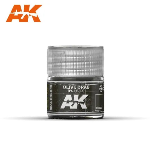 AK Interactive Real Colours Olive Drab FS 34087 10ml