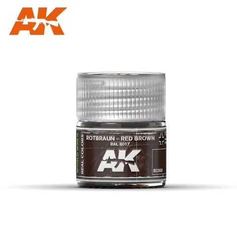 AK Interactive Real Colours Rotbraun-RedBrown RAL 8017 10ml