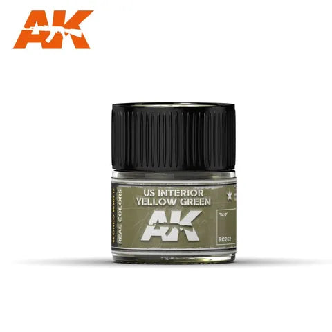 AK Interactive Real Colours US InteriorYellow Green 10ml