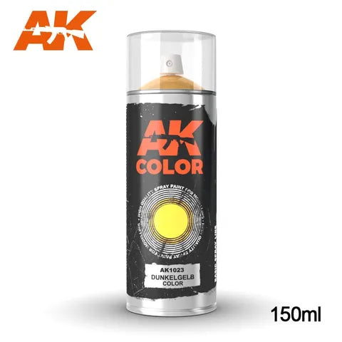 AK INTERACTIVE SPRAYS DUNKELGELB COLOR -SPRAY 150ML