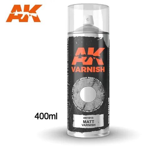 AK INTERACTIVE SPRAYS MATT VARNISH - SPRAY 400ML