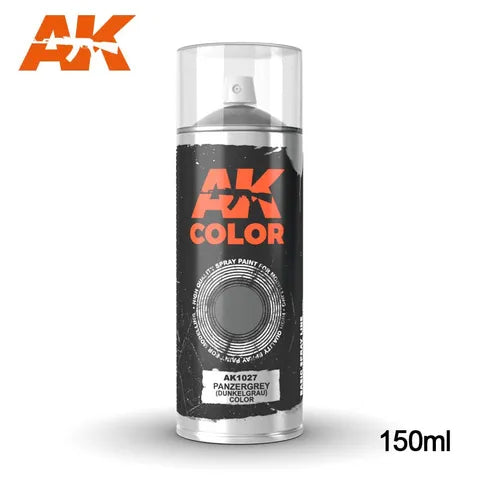 AK INTERACTIVE SPRAYS PANZERGREY (DUNKELGRAU) COLOR - SPRAY 150ML