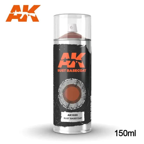 AK INTERACTIVE SPRAYS RUST BASECOAT - SPRAY 150ML