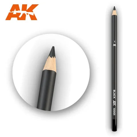 AK INTERACTIVE WATERCOLOUR PENCIL BLACK