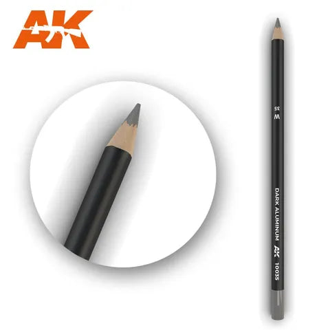 AK INTERACTIVE WATERCOLOUR PENCIL DARK ALUMINIUM