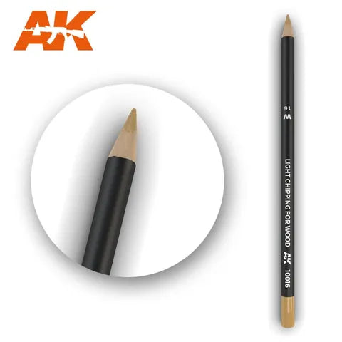 AK INTERACTIVE WATERCOLOUR PENCIL LIGHTCHIPPING FOR WOOD