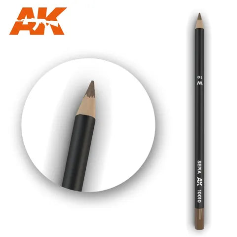 AK INTERACTIVE WATERCOLOUR PENCIL SEPIA