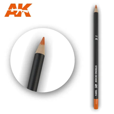 AK INTERACTIVE WATERCOLOUR PENCIL STRONG OCHER