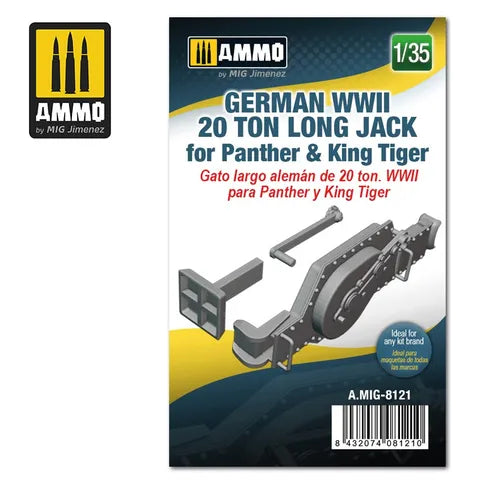 AMMO, 1:35 German WWII 20 ton Long Jackfor Panther & King Tiger